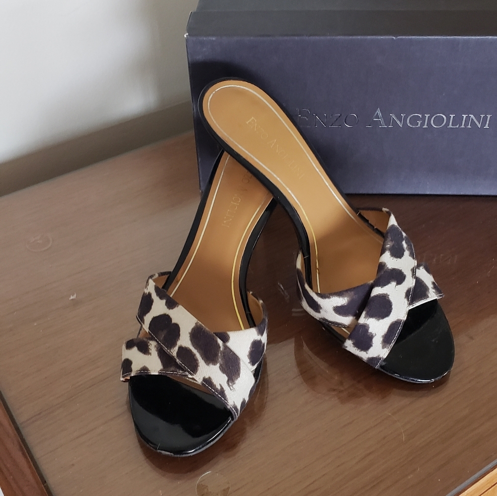 Enzo Angiolini Stiletto Mule Sandals